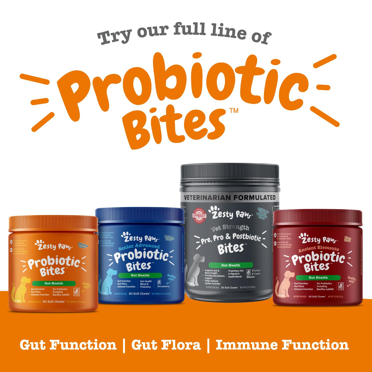 Label closeup highlights VitaFiber IMO and gut health benefits.
