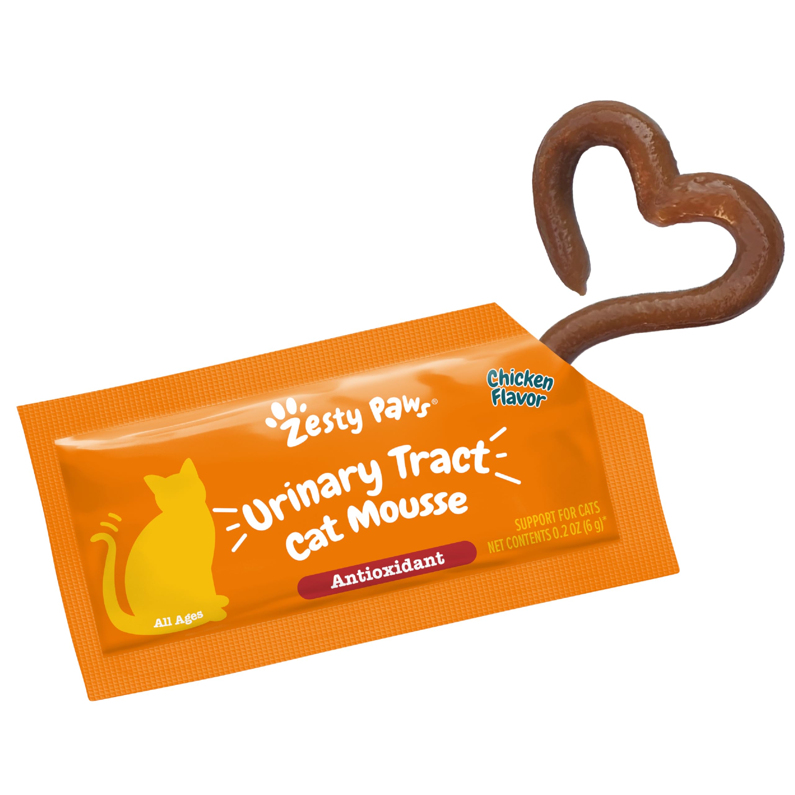 Mousse packaging label emphasizes cranberry and D-Mannose for urinary support