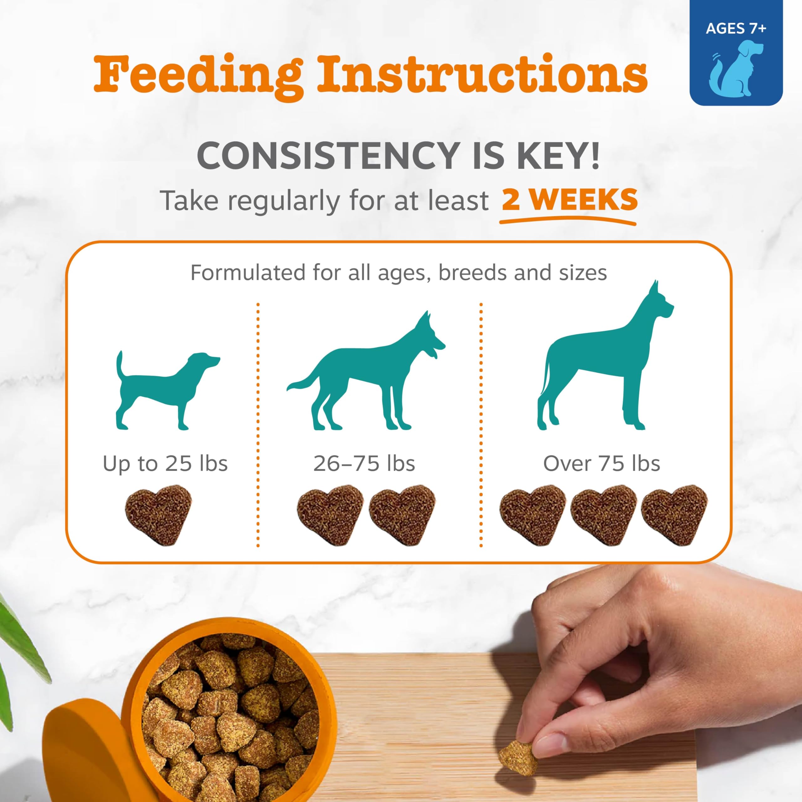 Zesty Paws senior calming cognition soft chews chicken flavor emphasizes tasty option