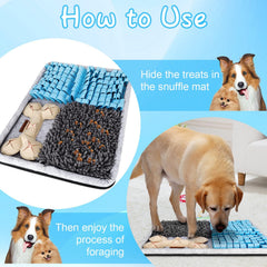 ZGXIAOLE Snuffle Mat foldable-and-portable design for travel and storage.