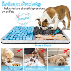 ZGXIAOLE Snuffle Mat slow-eating design promotes mindful, paced feeding.