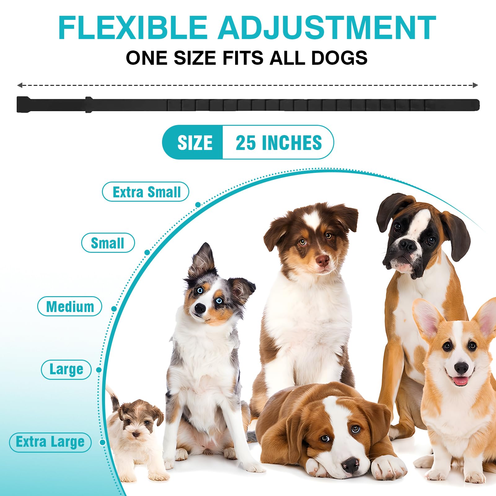 ZHANGK Calming Collar natural-infused ingredients for gentle dog calming.