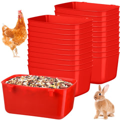 Zhehao 20-pack bird cage cups for easy feeding and hydration