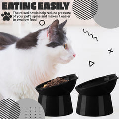Zhehao cat food bowl is easy to clean and wipe, no stains left.