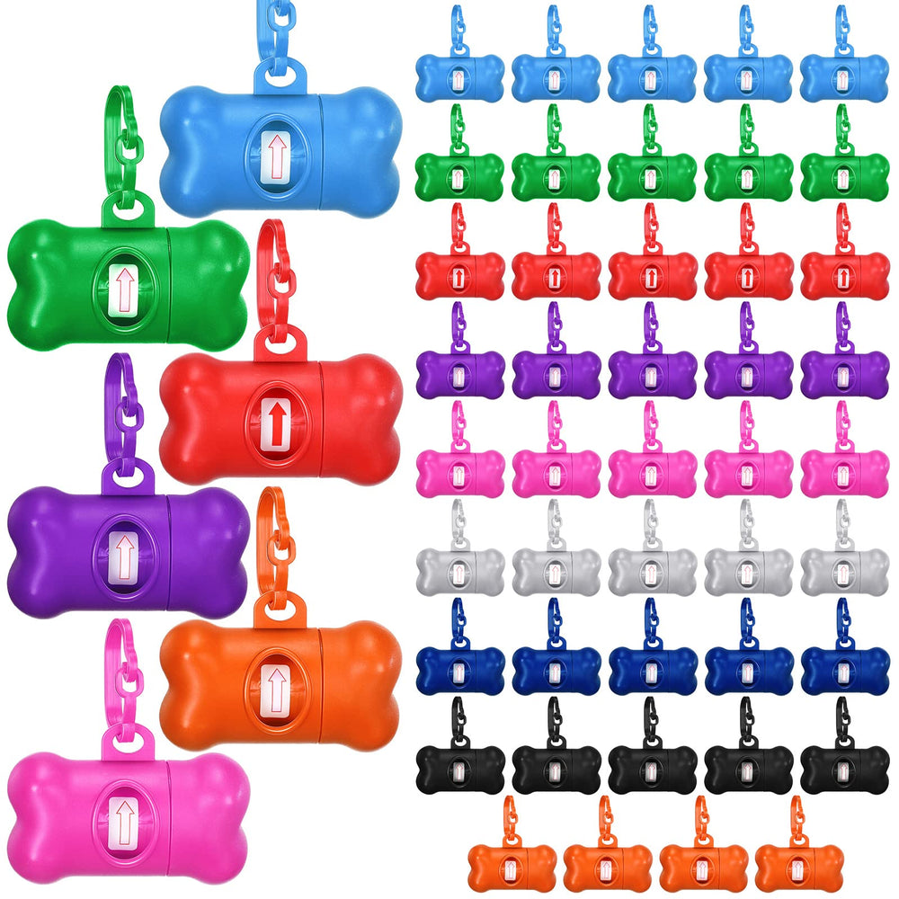 Zhehao dog poop bag holder on leash showing bulk backup for walks