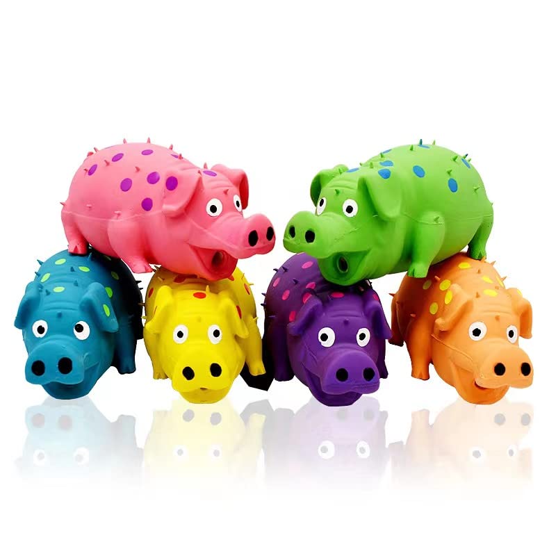 ZHENJIER two-pack pig dog toy for versatility at home.