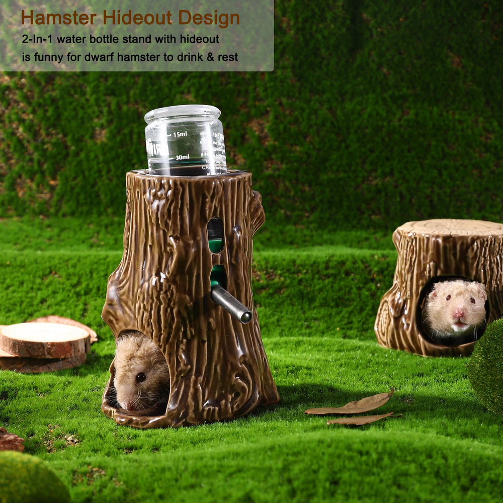 Zhilishu ceramic water dispenser offers bite-resistant, durable hydration