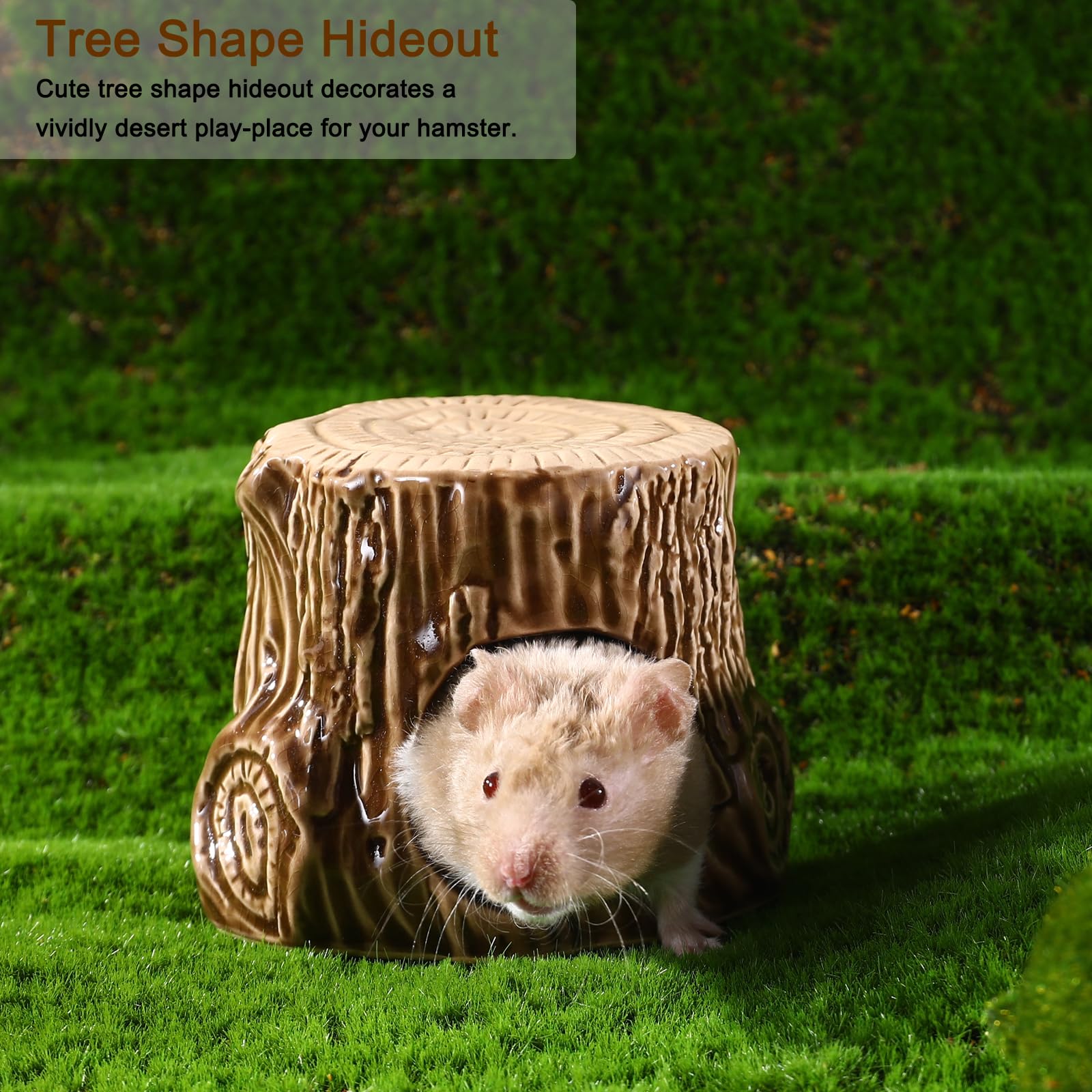 Zhilishu hamster hideout seasonal use, helps regulate temperature in summer.