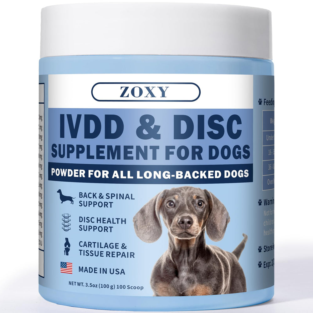 Zhizaiql disc supplement bottle for dog spine support and mobility.