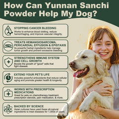 Zhizaiql powder mixing into dog food for easy use.