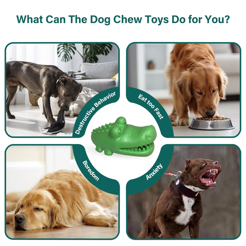 Rugged outer surface of ZhoJee toy stands up to months of chewing.