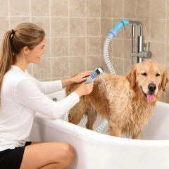 Durable rubber hose provides reach and flexibility for hard-to-reach areas.