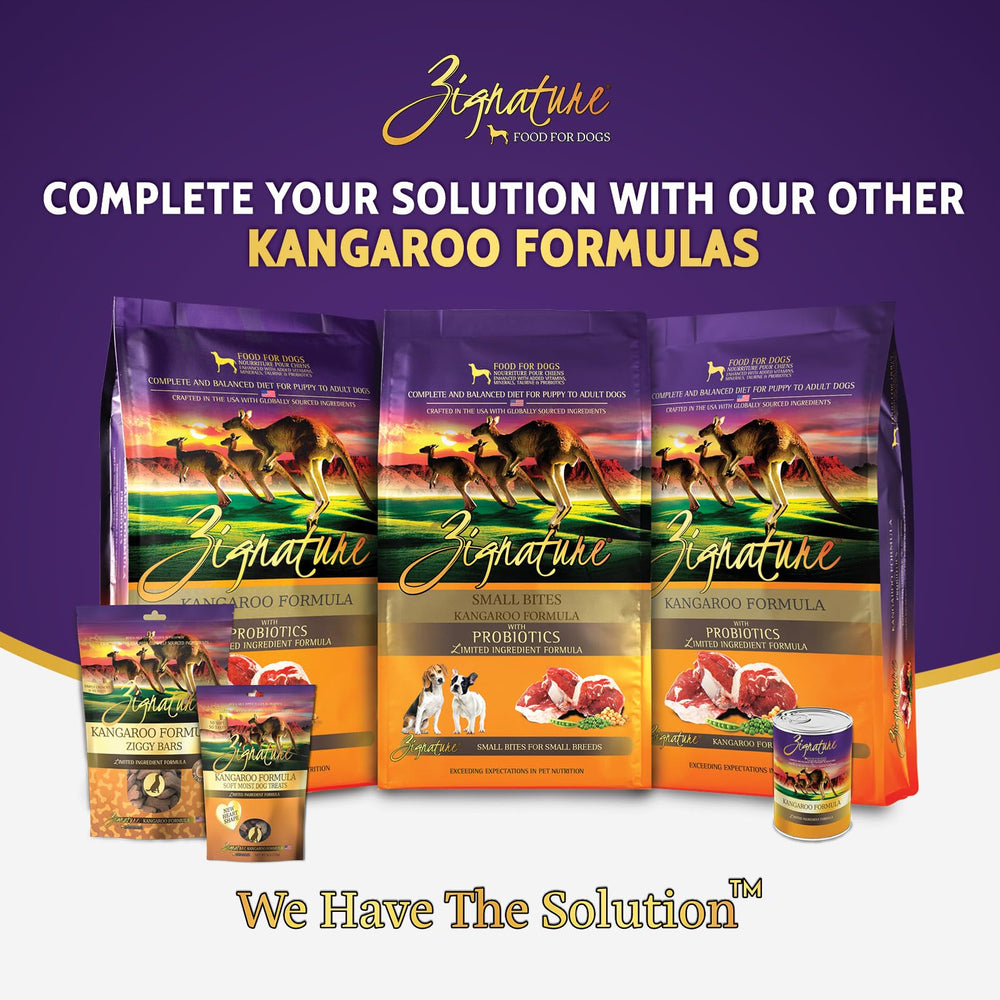Back nutrition panel confirms limited-ingredient grain-free formula