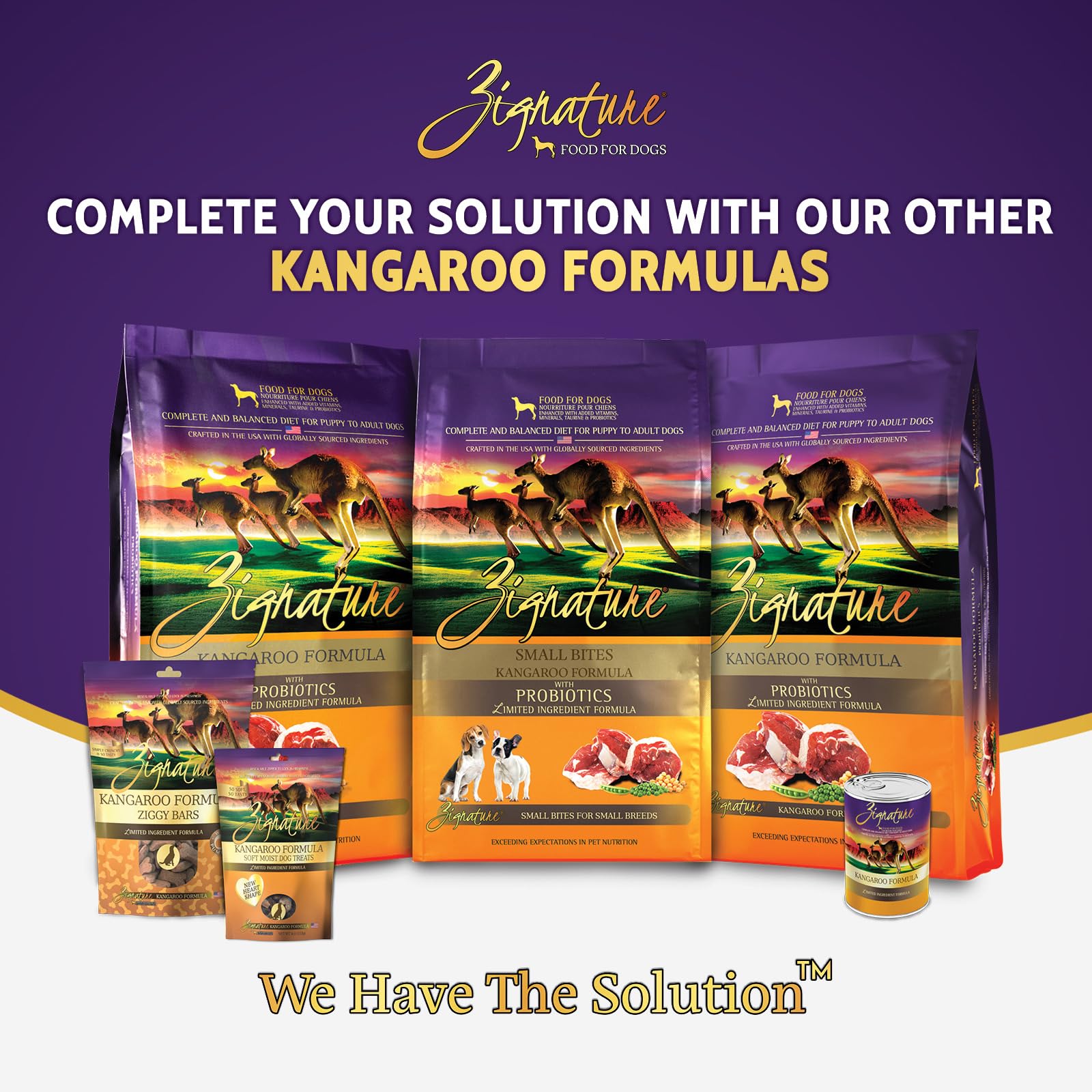 Zignature Kangaroo packaging and serving tips for convenient daily feeding
