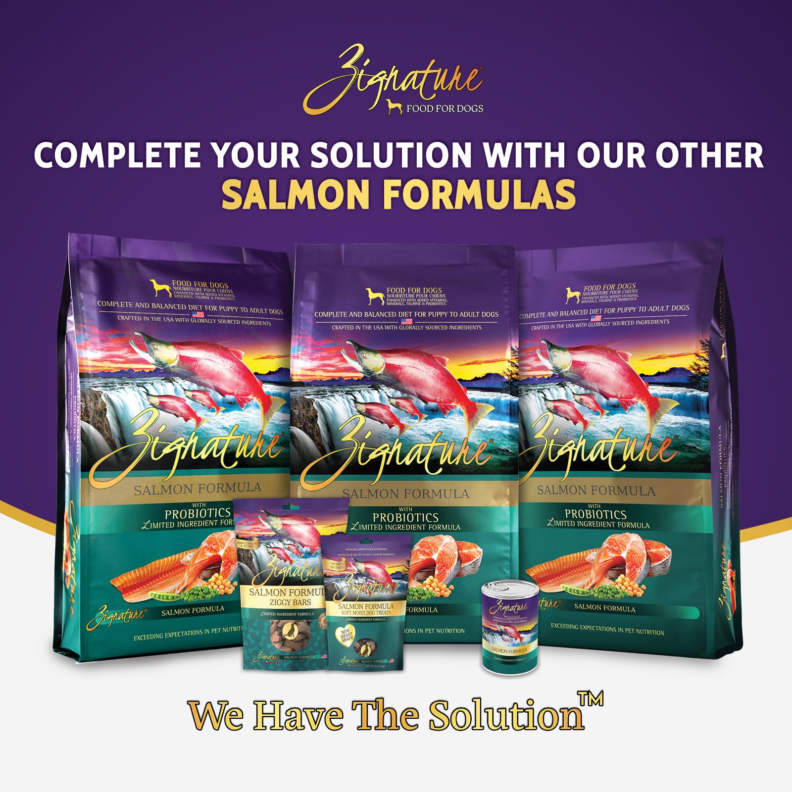 Rotational-diet-friendly option from Zignature Salmon can