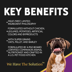 Zignature Select Cuts Kangaroo glucosamine image, supports hip and joint health.