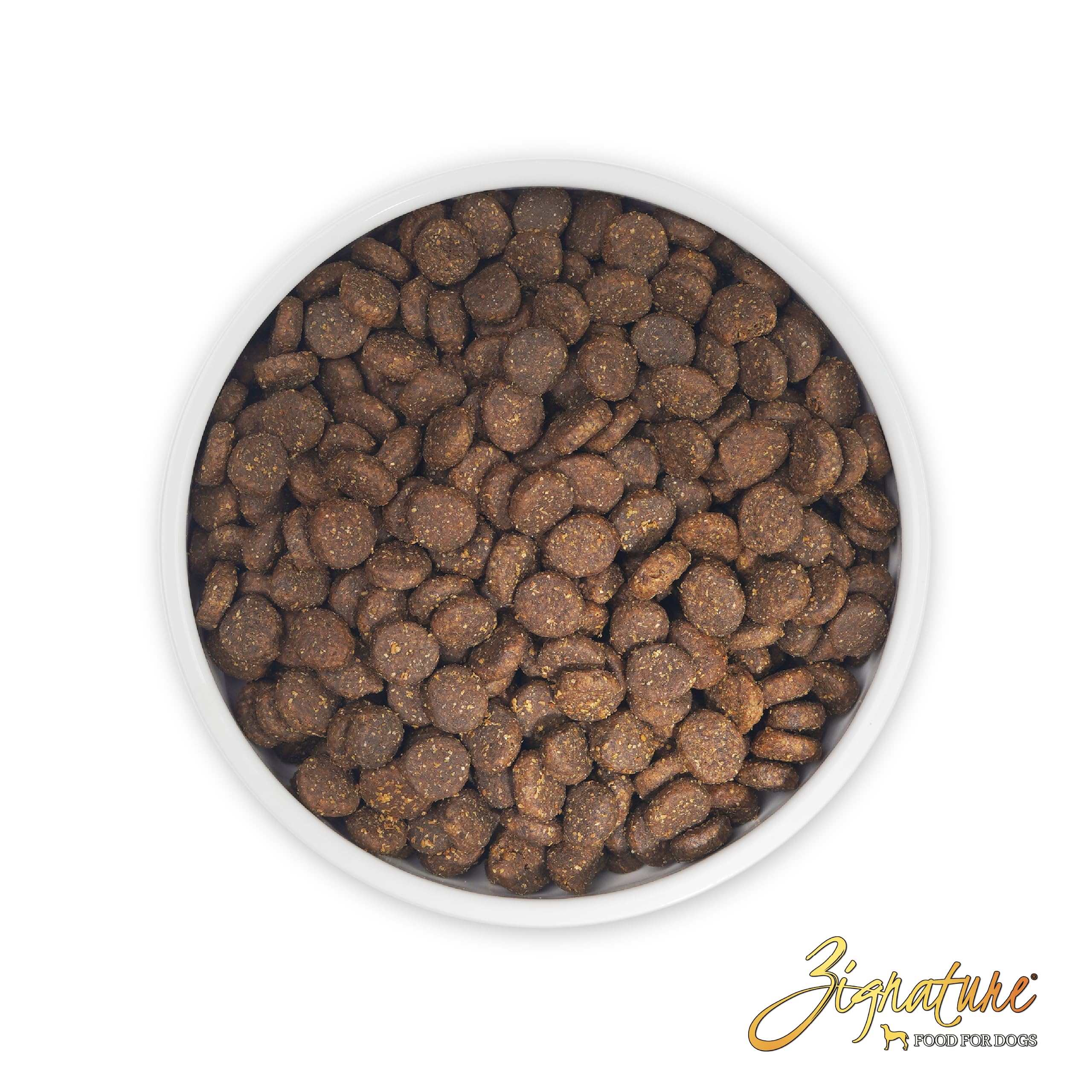 Zignature Select Cuts oats and millet grains sit alongside kibble for balanced nutrition.