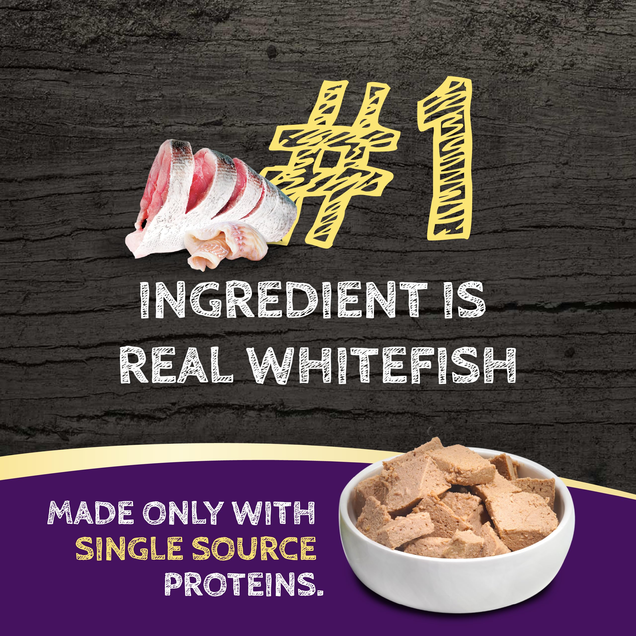 Zignature Whitefish Formula serving bowl suggests a tasty, hydration-friendly meal.