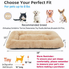 Zihapgpzp dog crate bed soft surface minimizes shedding and adds coziness