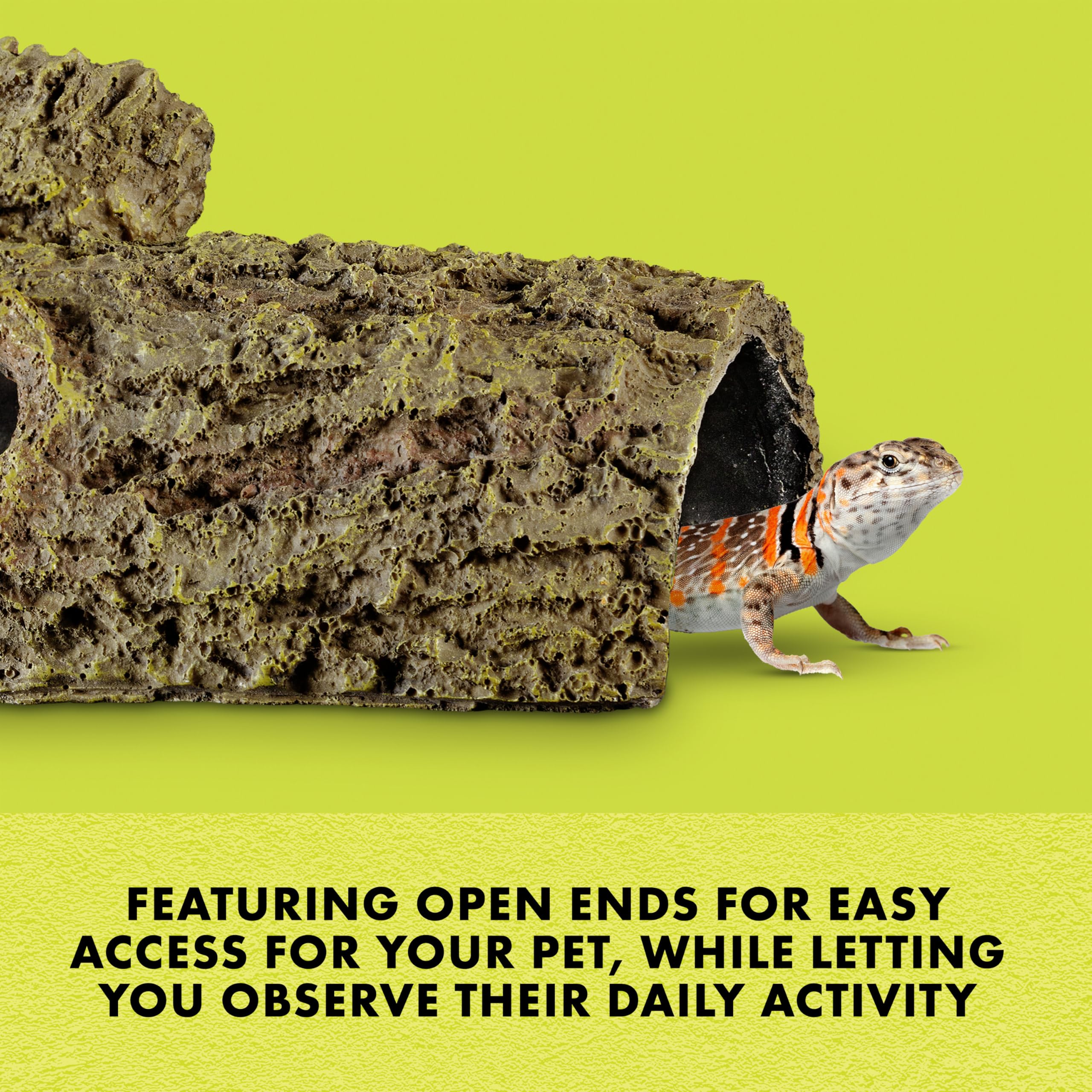 Zilla Bark Bends large non-porous finish resists bacteria and cleans easily