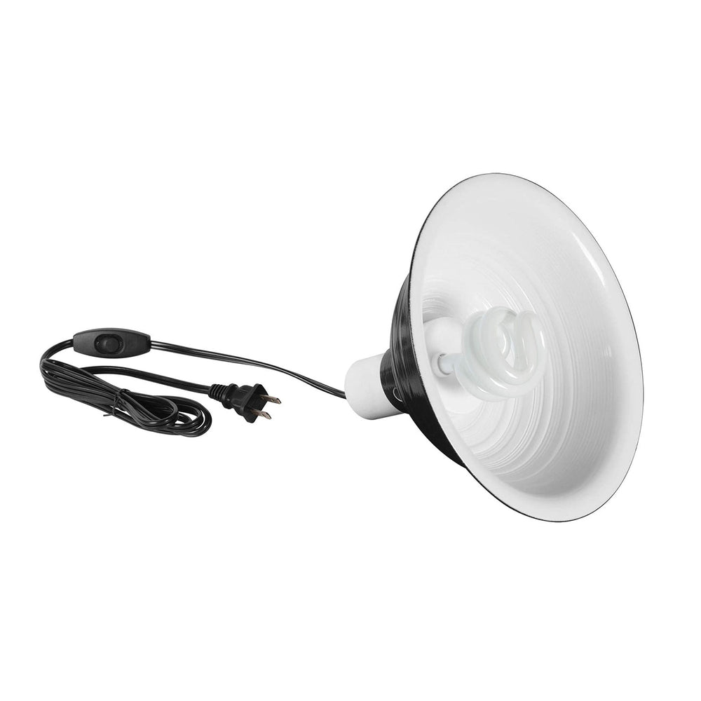 Zilla Canopy Desert UVB/UVA bulb 20W packaging highlights easy setup.