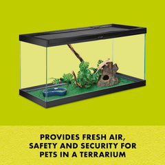 Zilla Fresh Air Screen Cover side view showing durable frame and protection