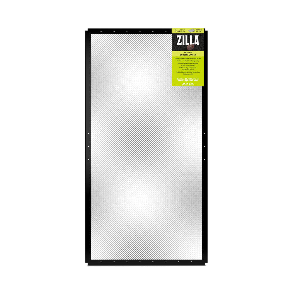 Zilla Fresh Air Screen Cover 36x18 in closeup mesh for healthy airflow