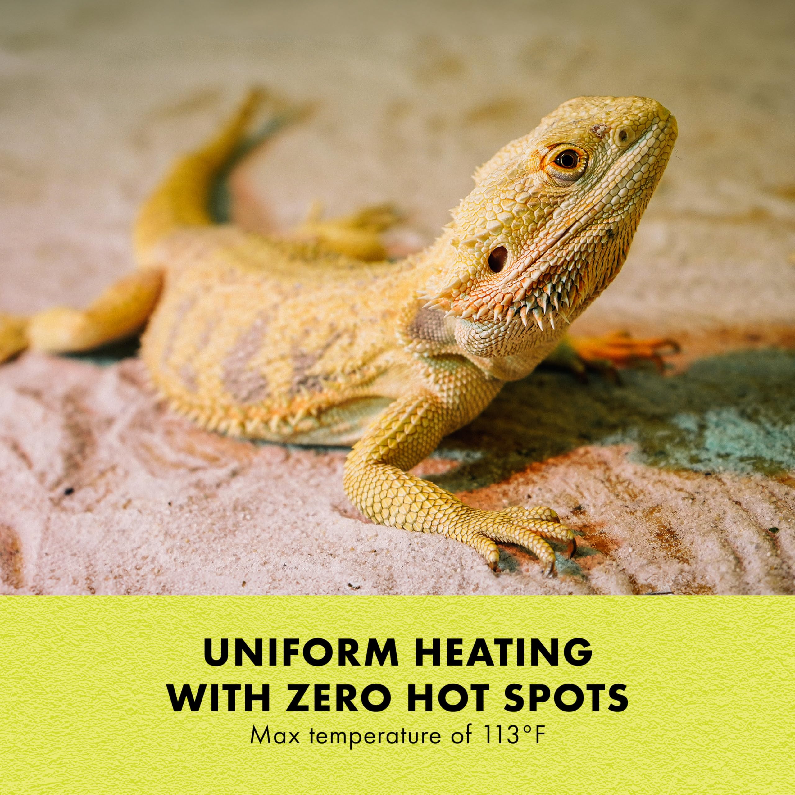 Zilla Heat Mat uses carbon fiber technology for efficient infrared heat.