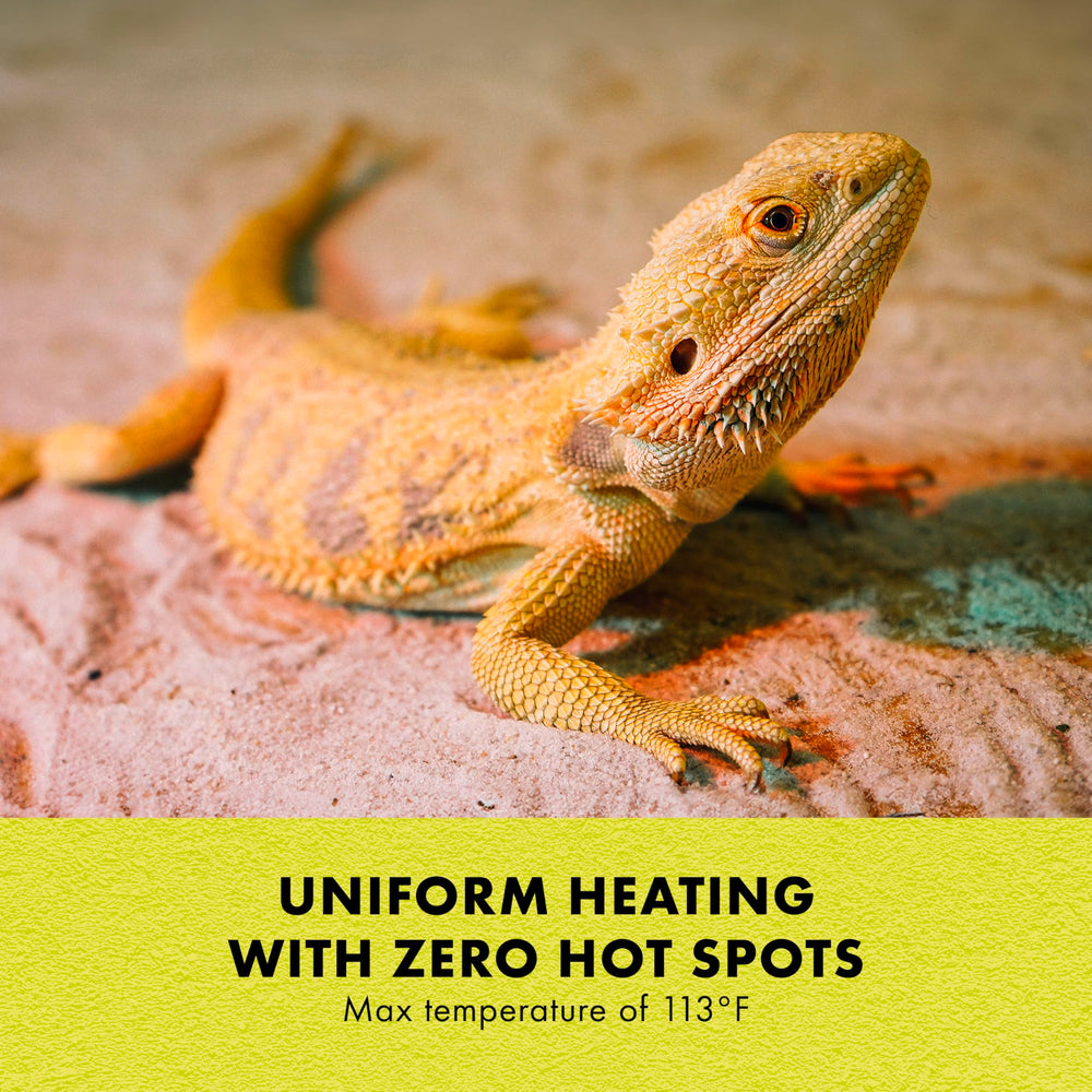 Zilla Heat Mat uses carbon fiber technology for efficient infrared heat.