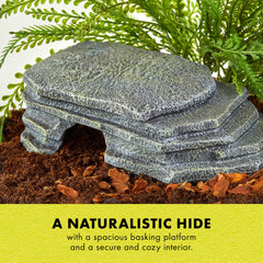 Zilla Herp Hotel durable non-porous surface resists bacteria and cleans easily.