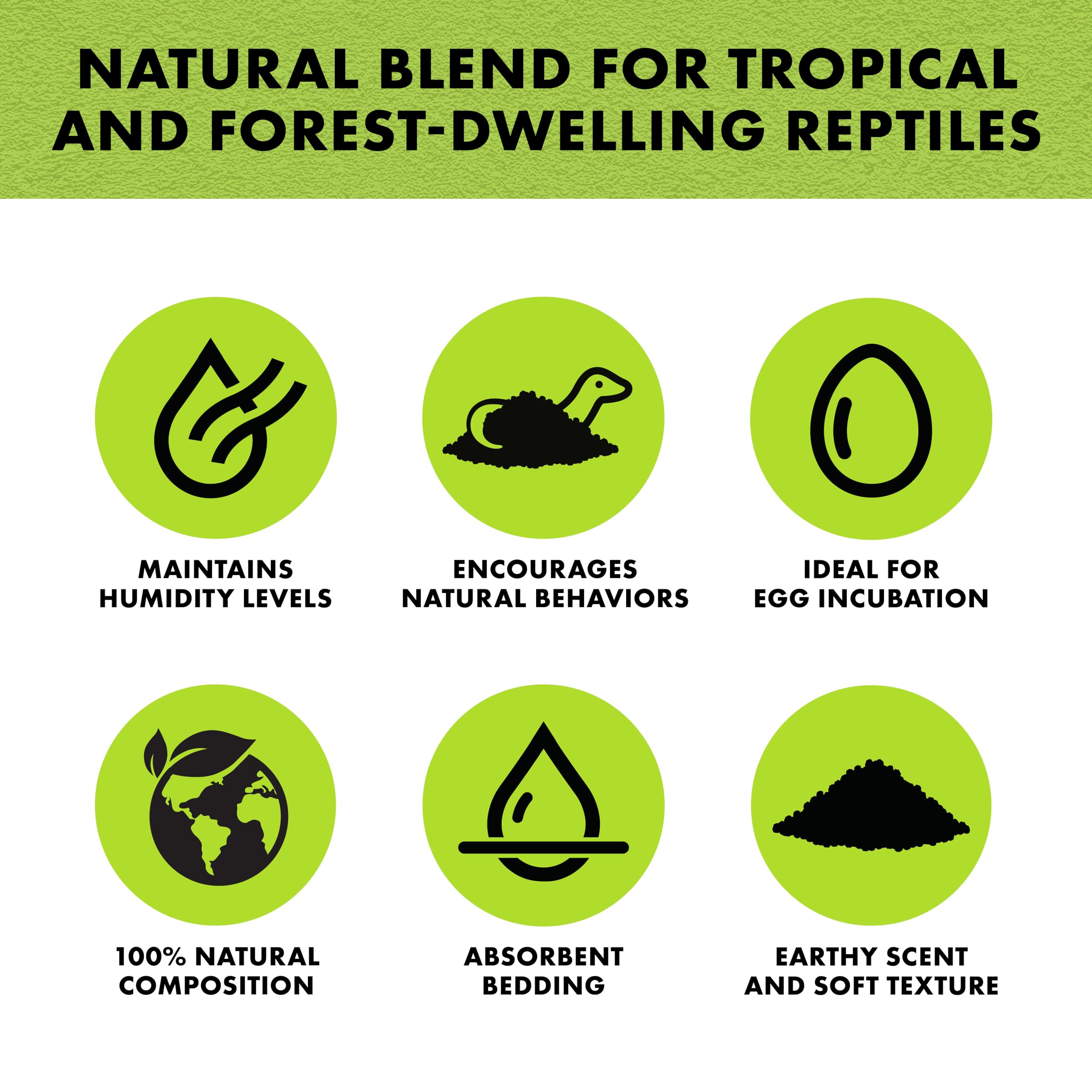 Zilla Jungle Mix in terrarium setup demonstrates moisture retention for tropical habitats.