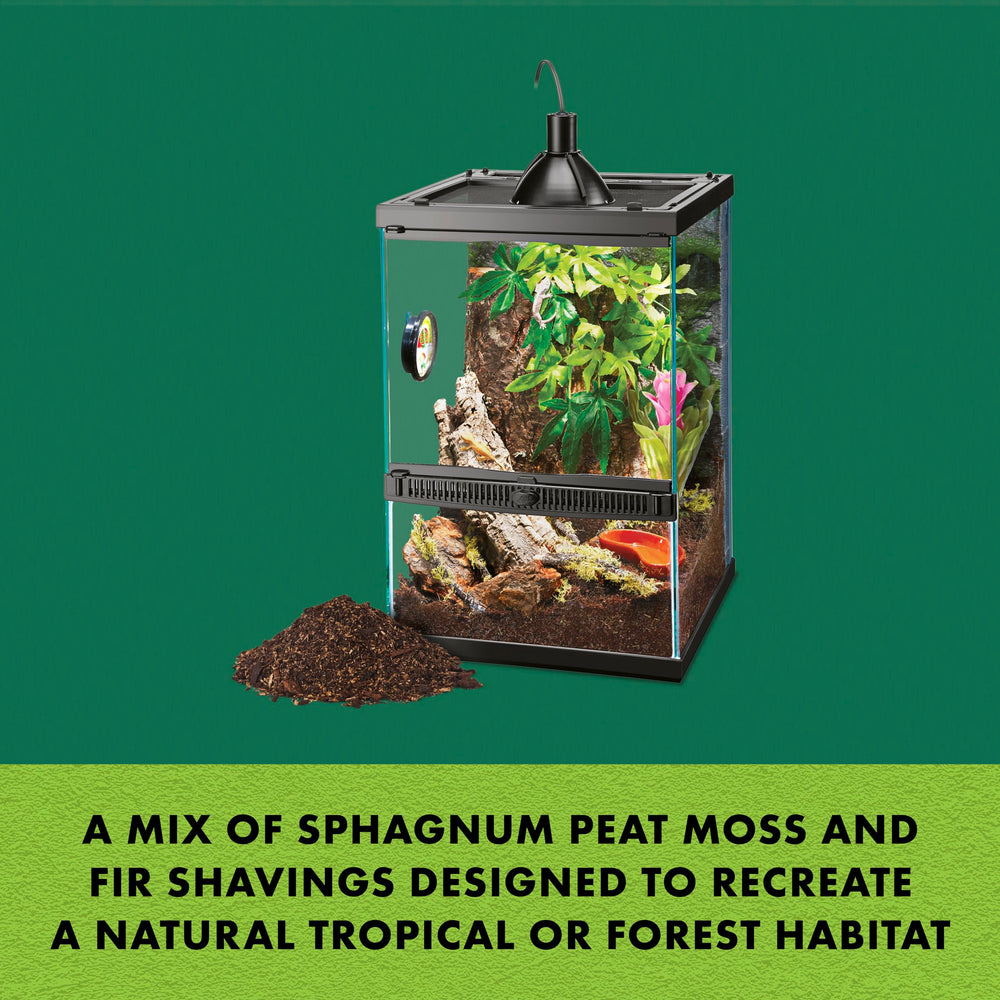 Zilla Jungle Mix close-up highlights soft organic blend of sphagnum peat moss and fir.
