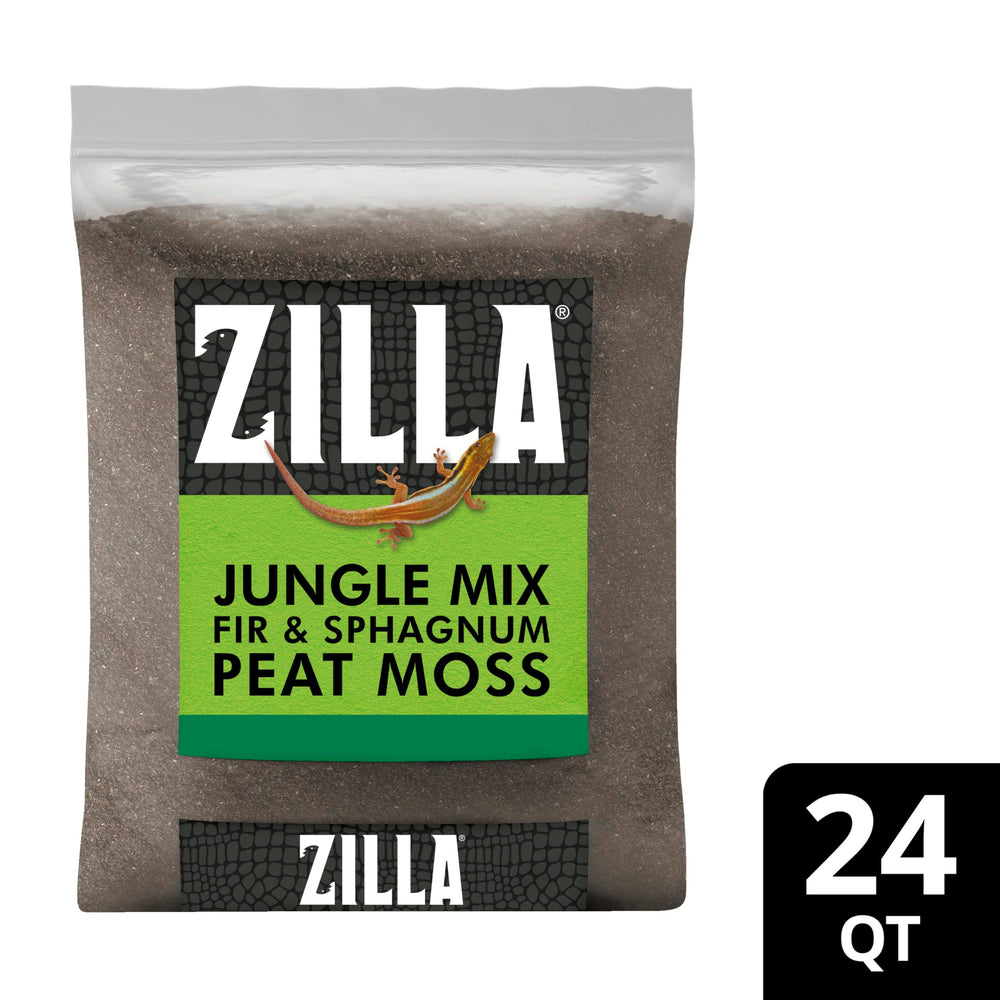 Zilla Jungle Mix compatible with frogs, geckos, toads and snakes habitats.