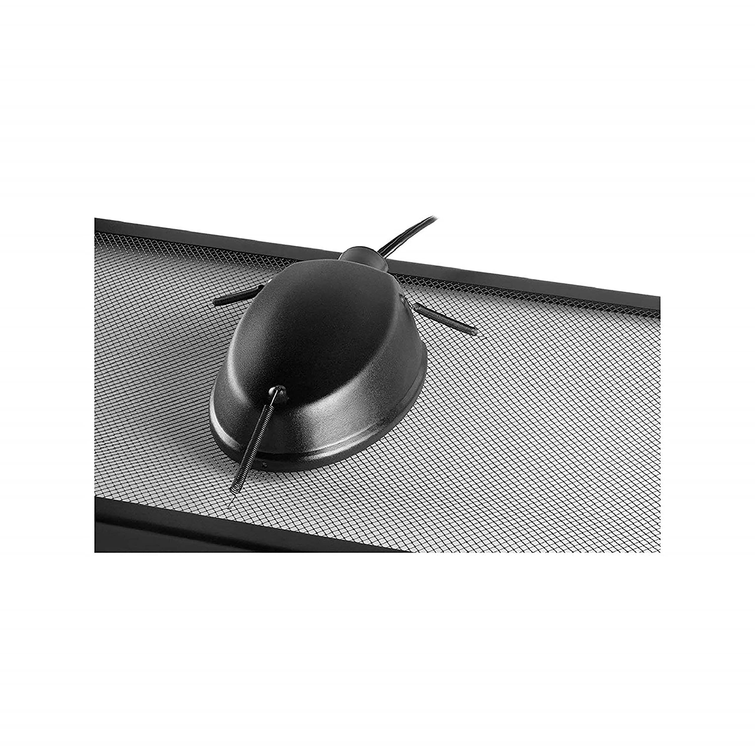 Zilla low profile dual fixture with two sockets for mixed lighting and heating.