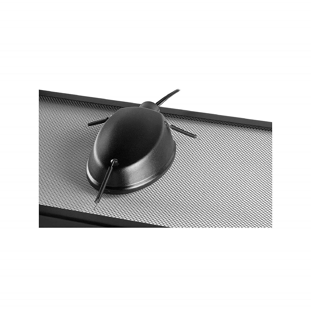 Zilla low profile dual fixture with two sockets for mixed lighting and heating.