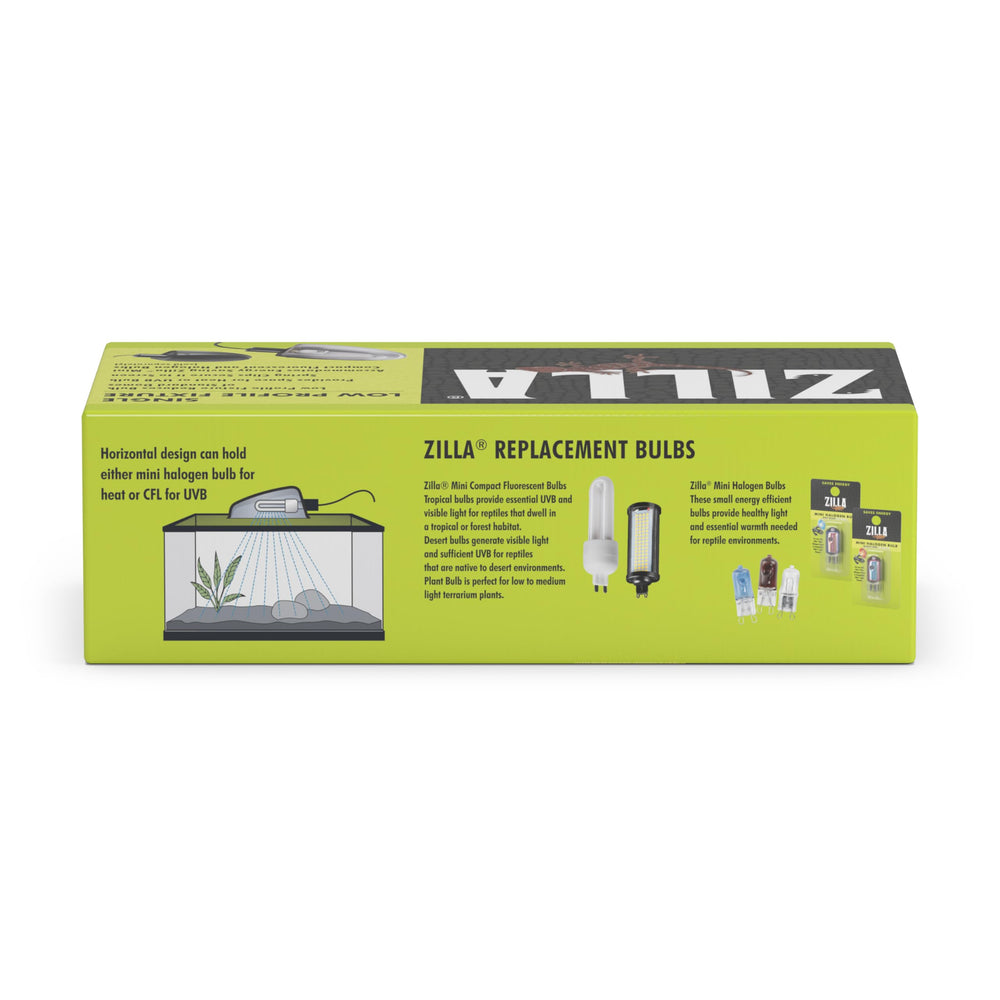 Bulbs sold separately, enabling customized heat and UVB configurations.