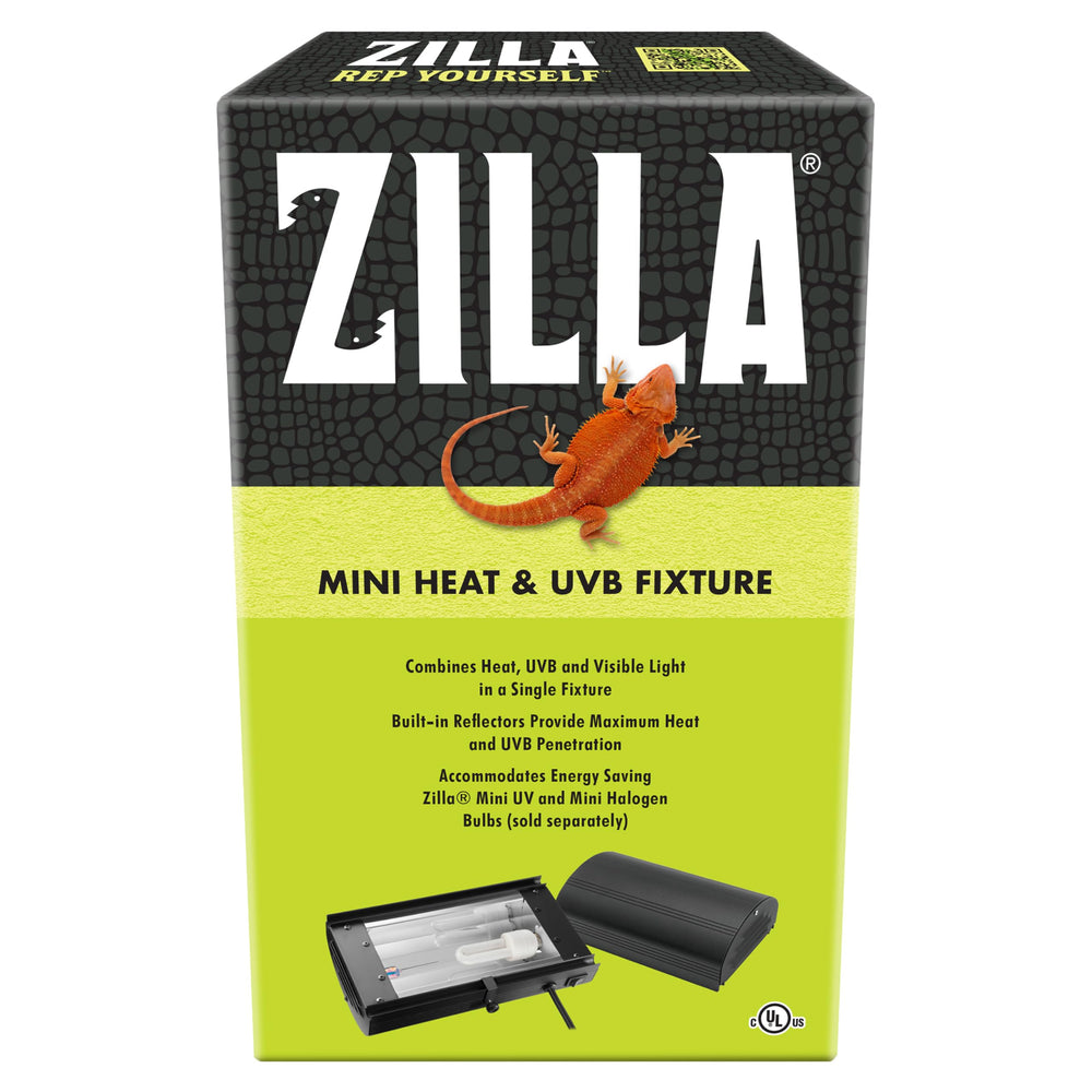 Close-up of Zilla dual sockets for UVB and heat bulbs