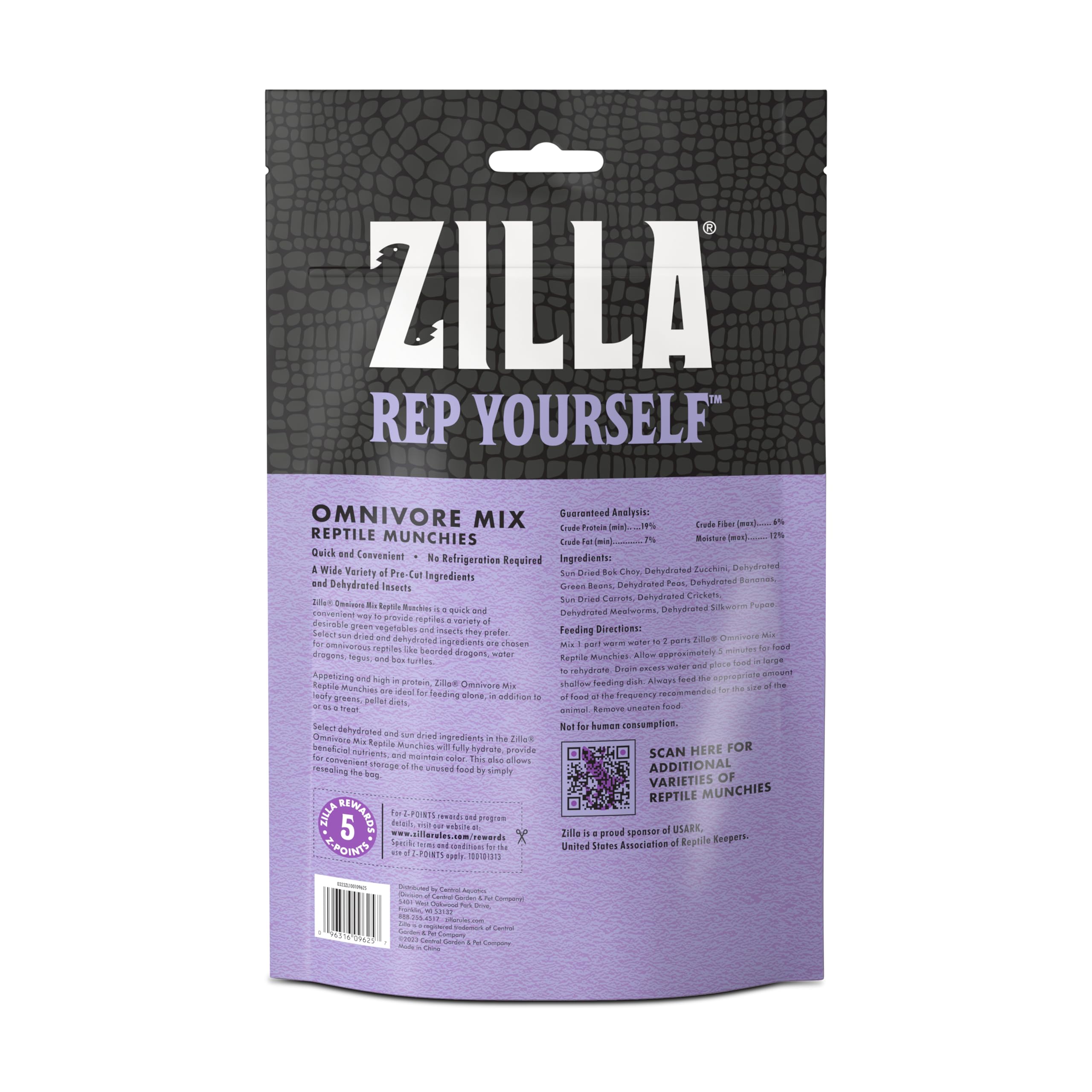 No refrigeration required after opening Zilla Reptile Munchies.