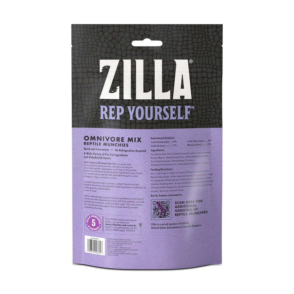 No refrigeration required after opening Zilla Reptile Munchies.