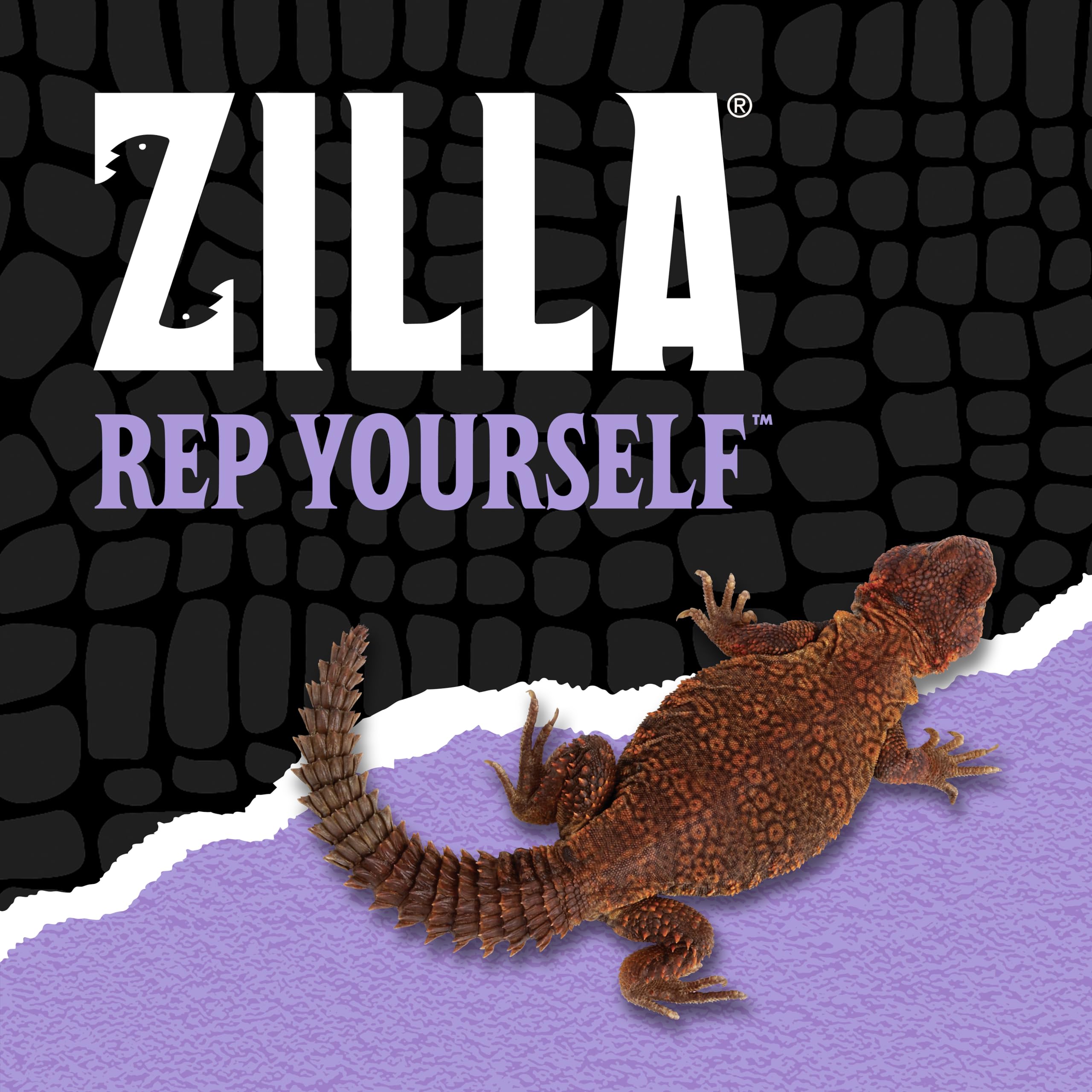 Tortoise-friendly Zilla Reptile Munchies Vegetable Mix Calcium for herbivores.