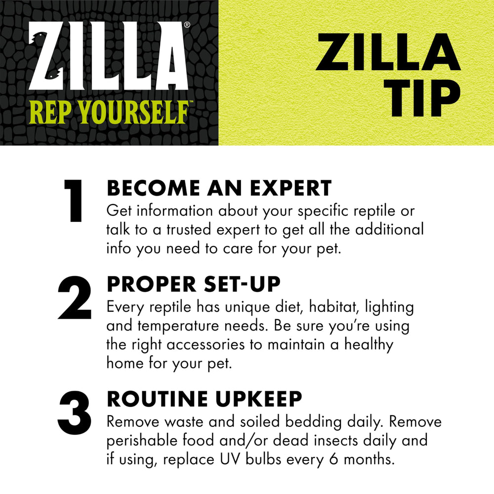 Zilla Rock Lair large dimensions fit bigger reptiles and spacious hides.