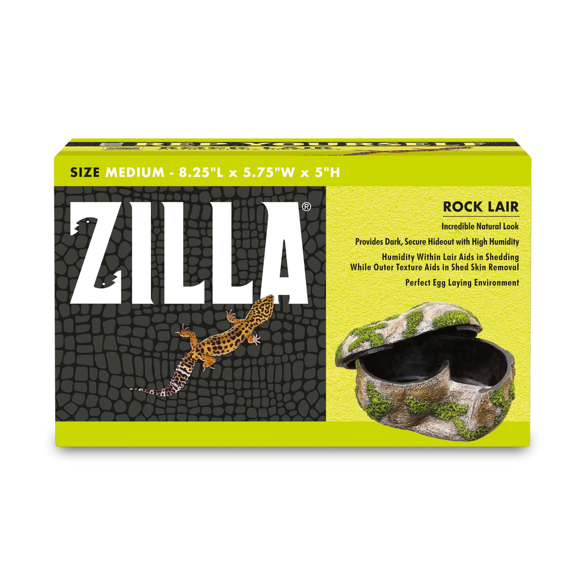Zilla Rock Lair mossy texture closeup supports shedding and hiding