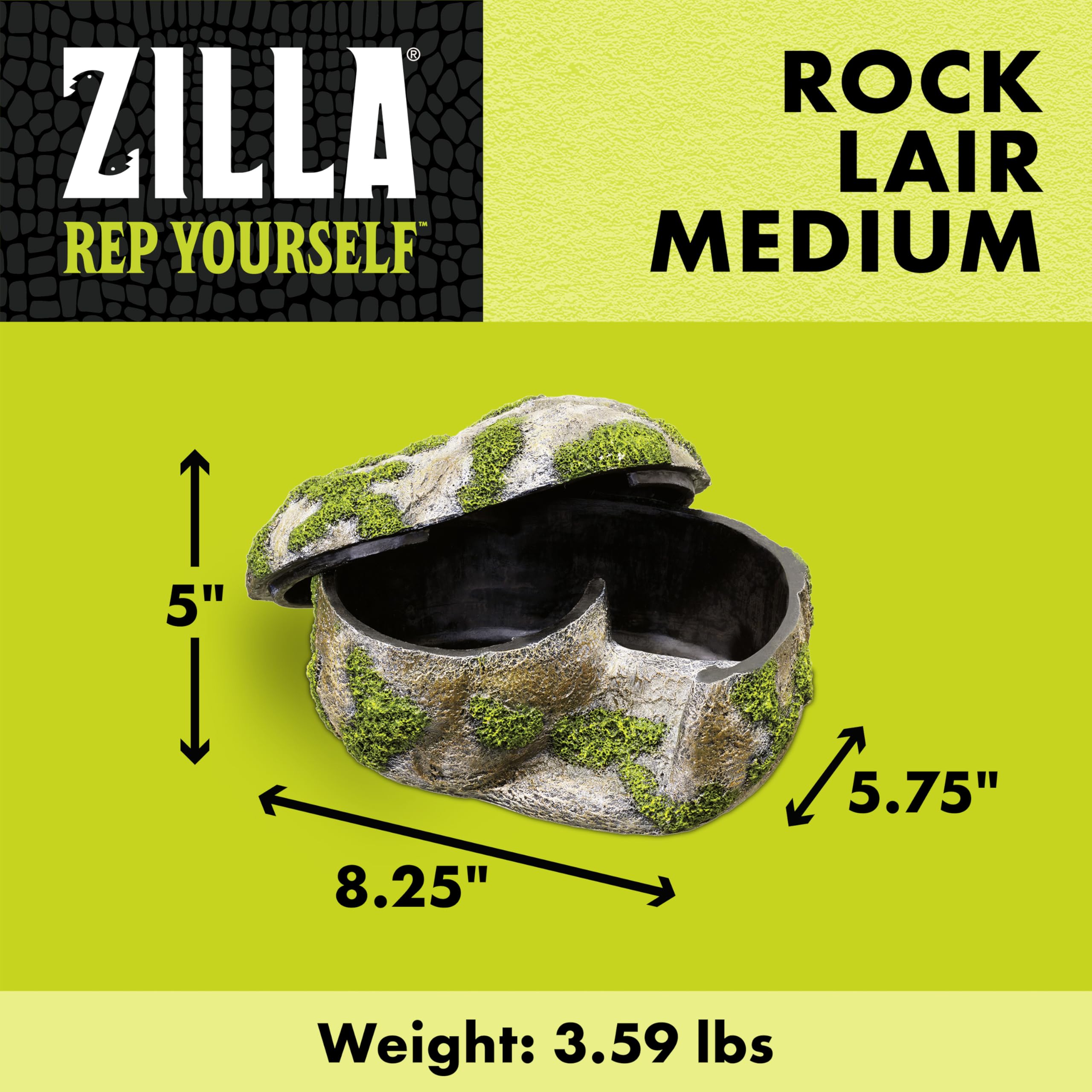 Zilla Rock Lair side entrance provides quick den access