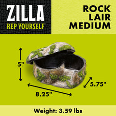 Zilla Rock Lair side entrance provides quick den access