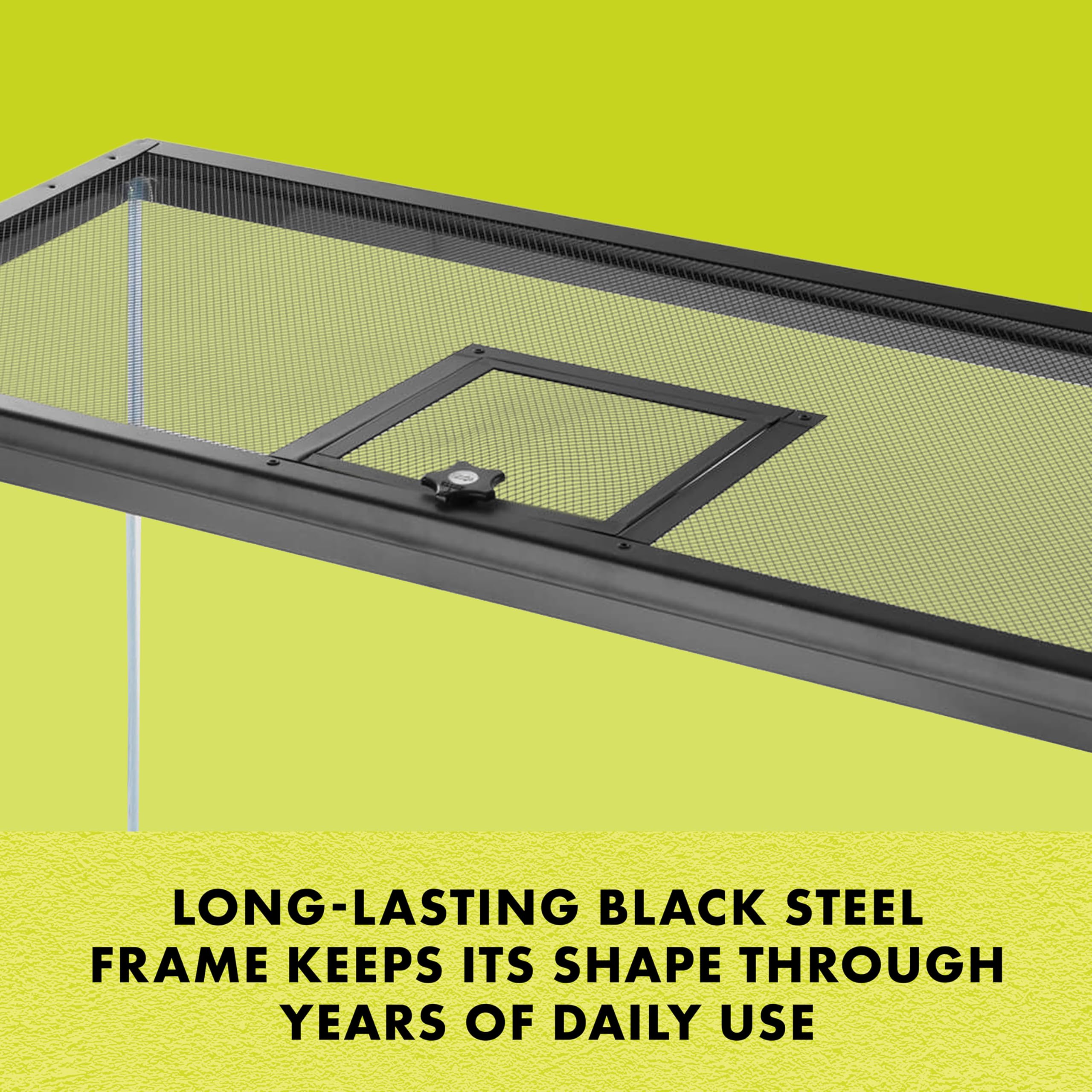 Zilla Reptile Screen Cover locking clips compatibility for added security.
