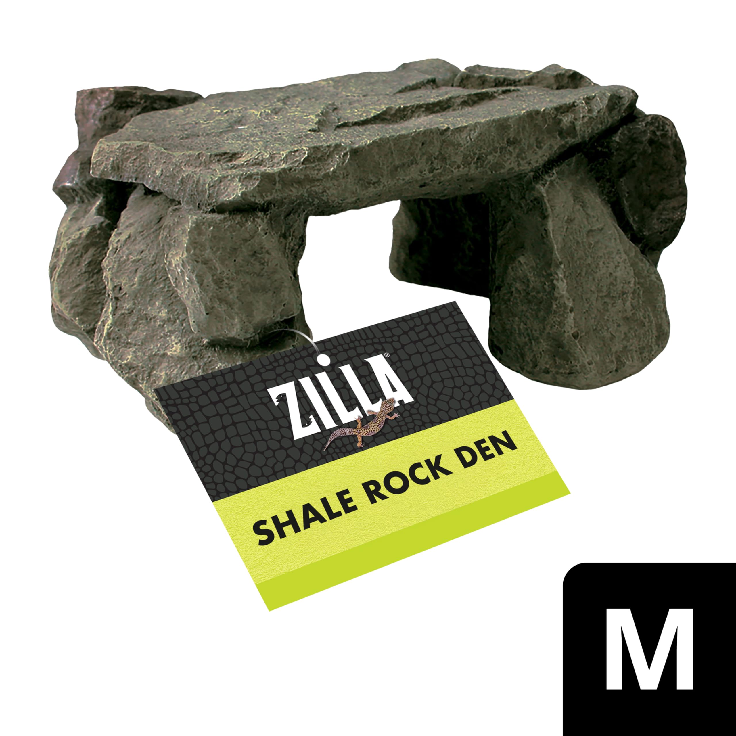 Zilla Shale Rock Den easy-to-clean surface supports simple maintenance.