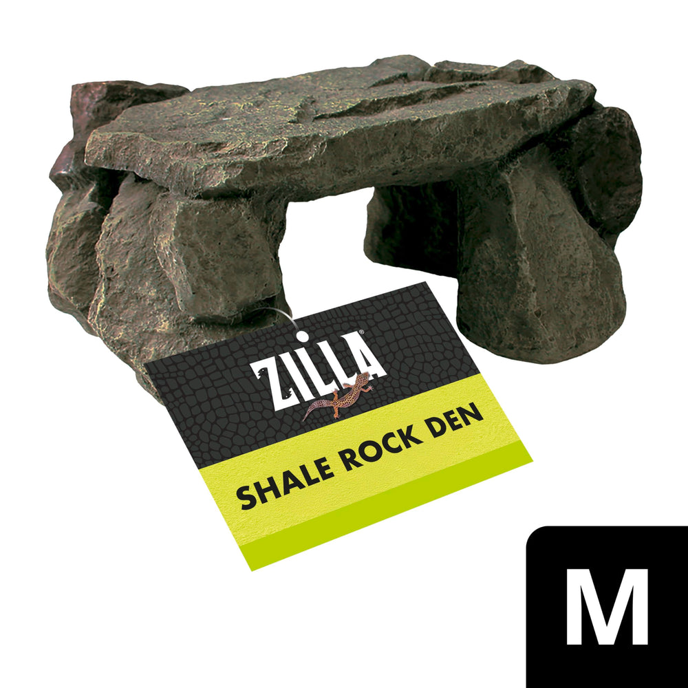 Zilla Shale Rock Den easy-to-clean surface supports simple maintenance.