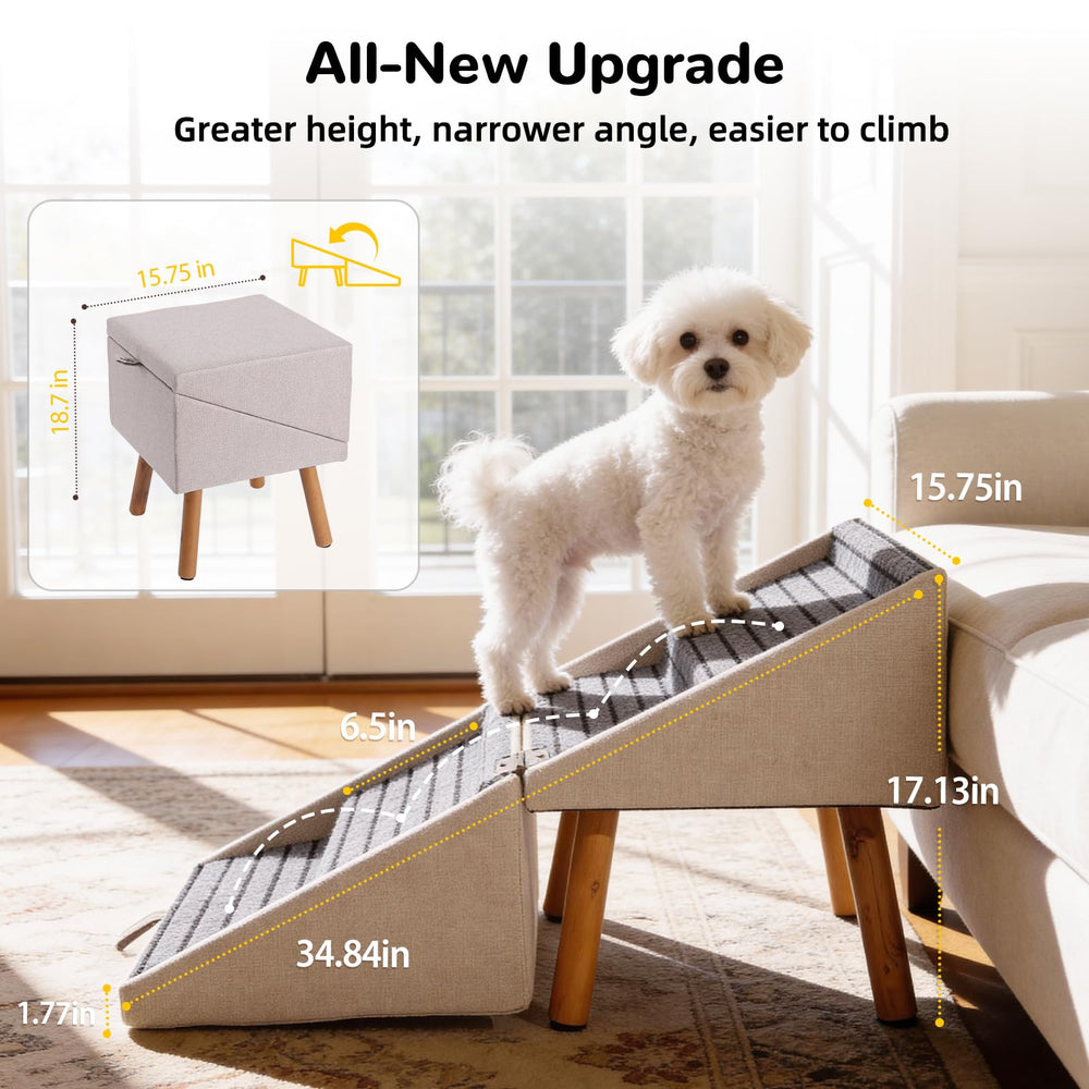 Ziluce non-slip carpeted steps ensure secure footing on every stride.