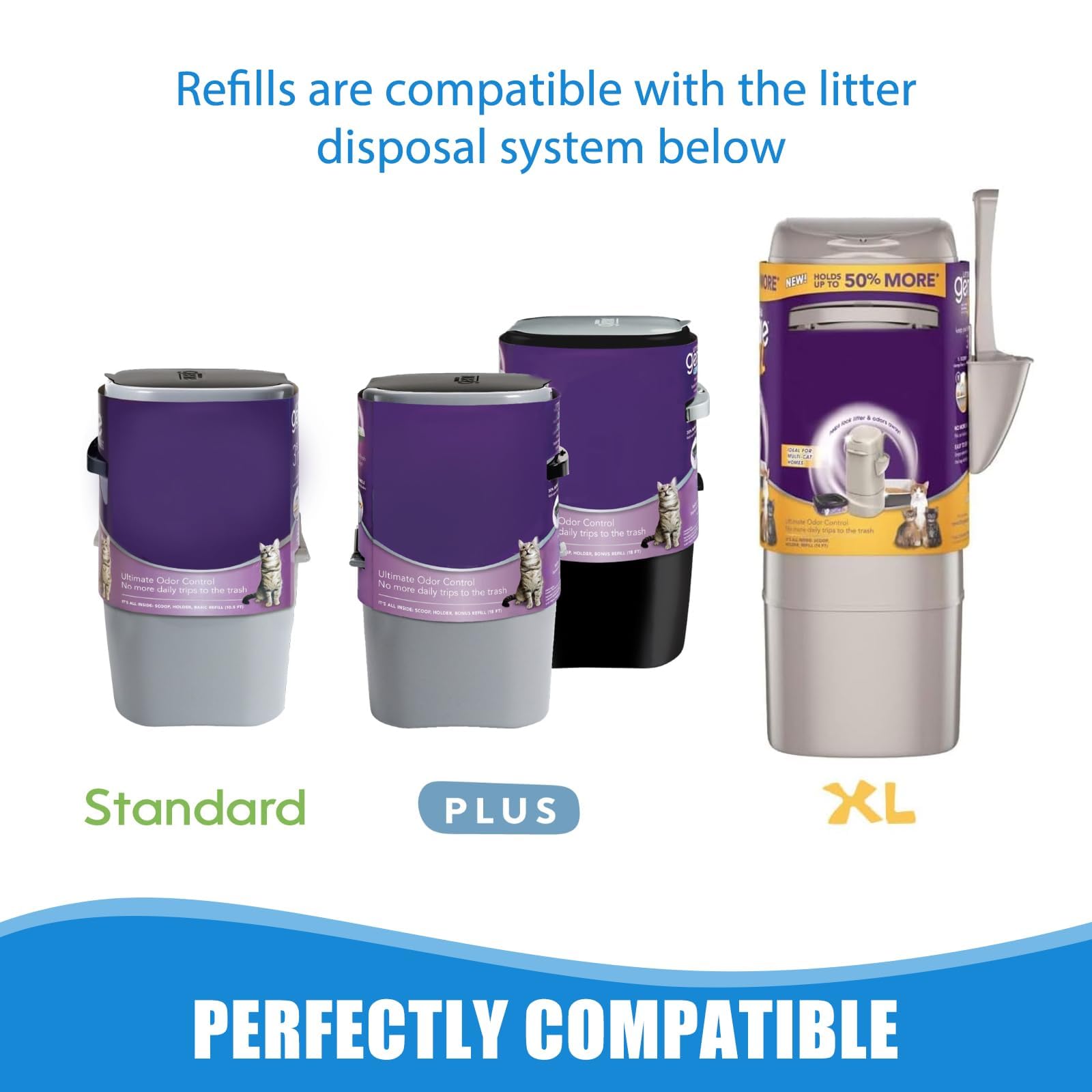 Zippland 7-layer barrier refills block odors effectively in any room