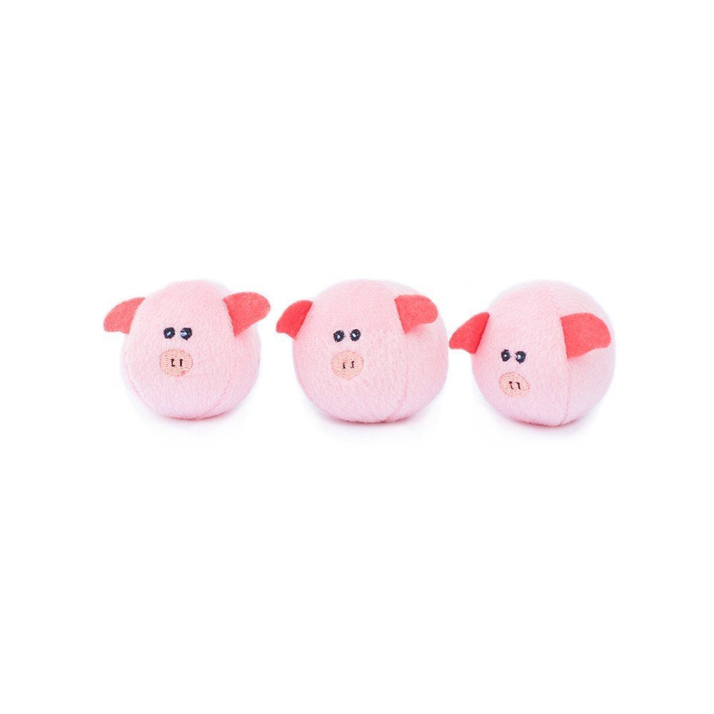 ZippyPaws Burrow Miniz Squeakers Closeup: engaging sounds boost enrichment